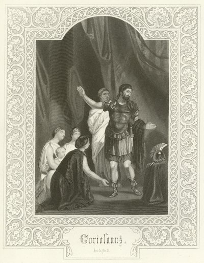 Coriolanus, Act V, Scene III door Joseph Kenny Meadows
